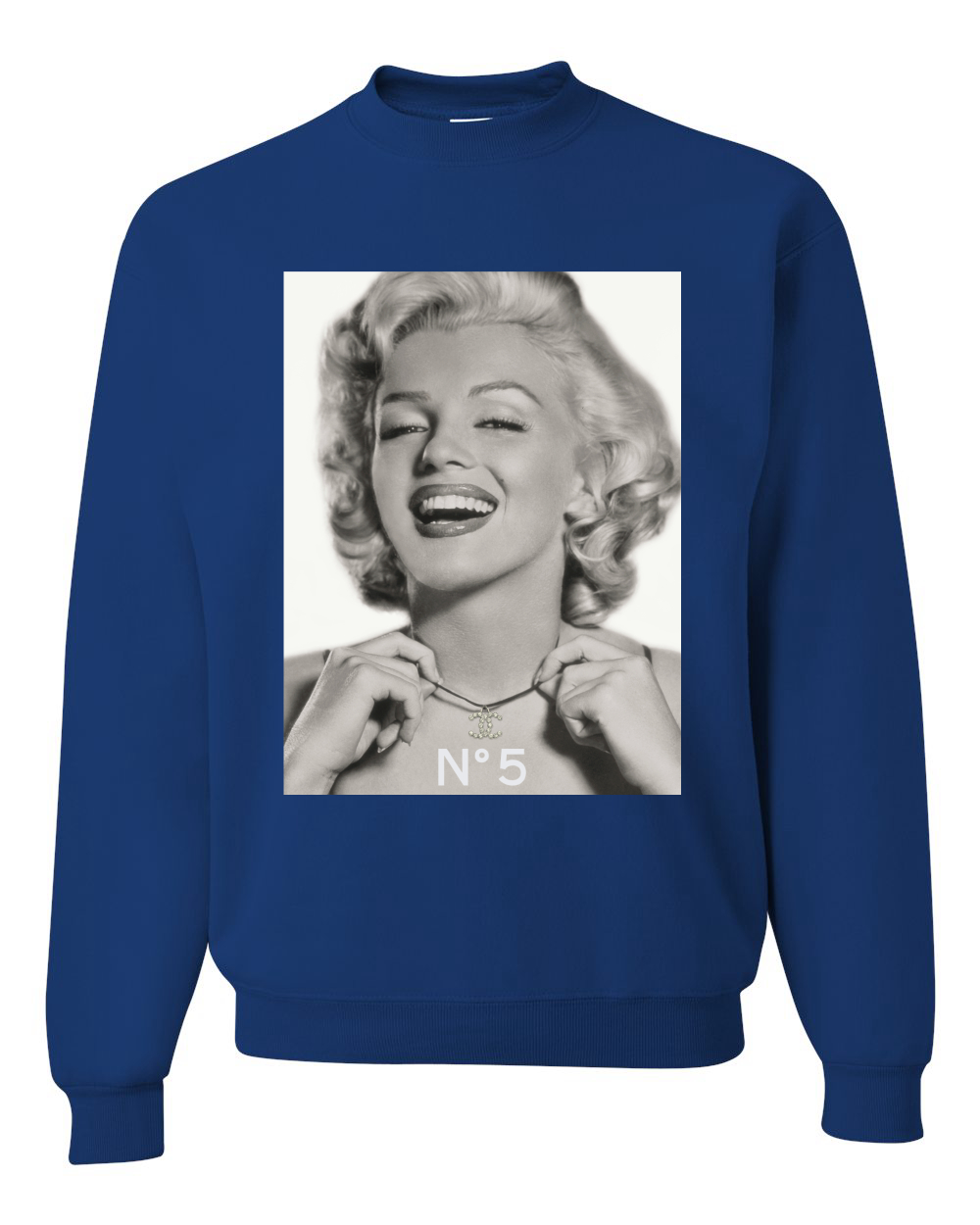 Sudadera Marilyn Monroe N5 Unisex Cuello Redondo - Imagen 17 de 21