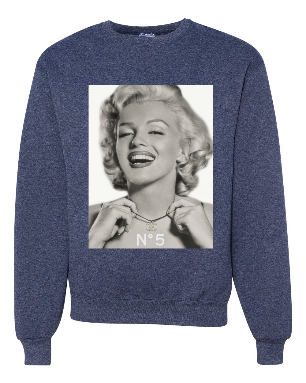 Sudadera Marilyn Monroe N5 Unisex Cuello Redondo - Imagen 19 de 21