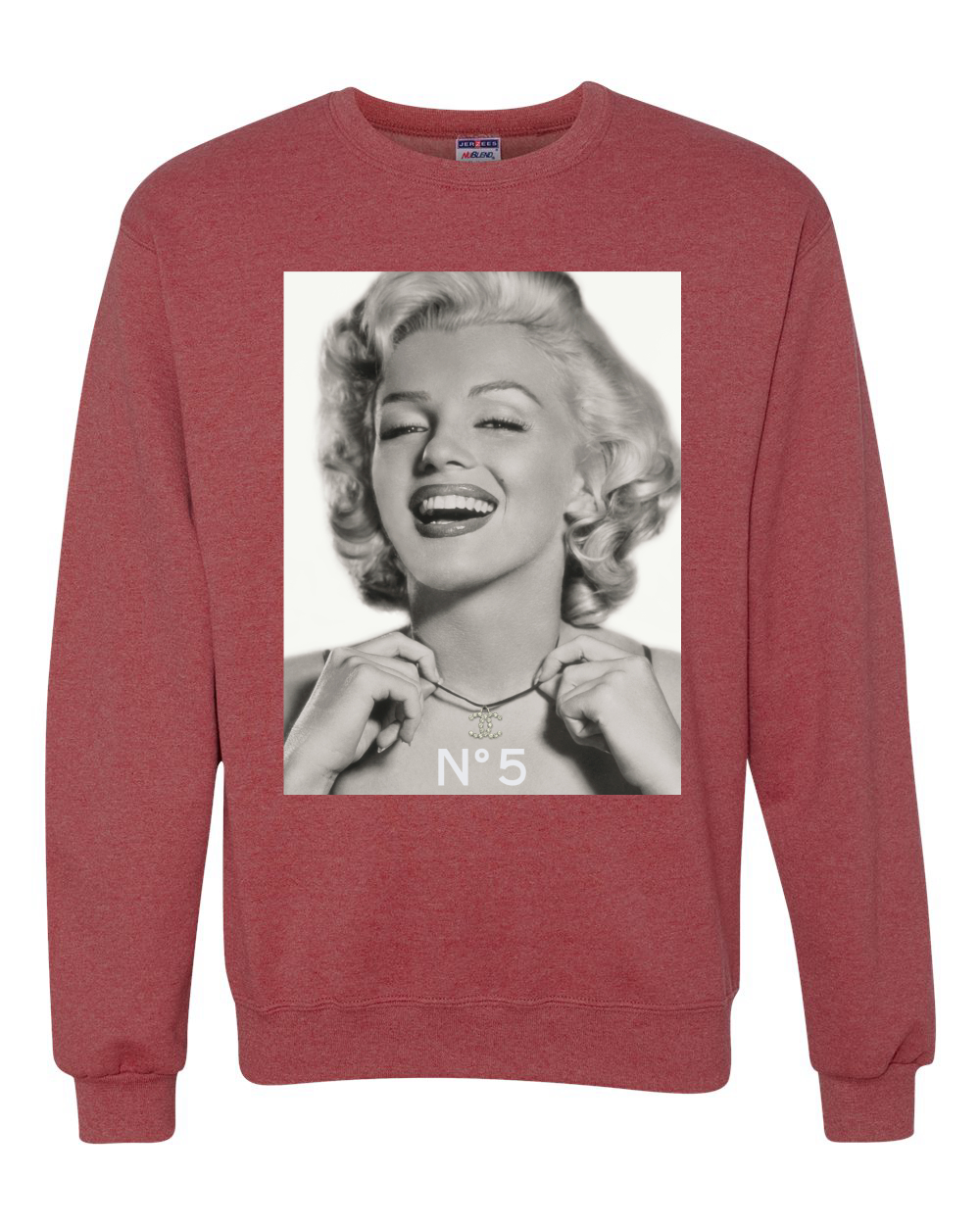 Sudadera Marilyn Monroe N5 Unisex Cuello Redondo - Imagen 20 de 21