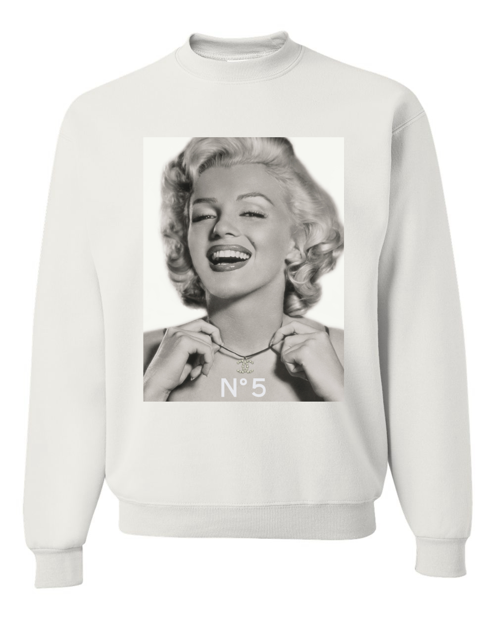 Sudadera Marilyn Monroe N5 Unisex Cuello Redondo - Imagen 21 de 21