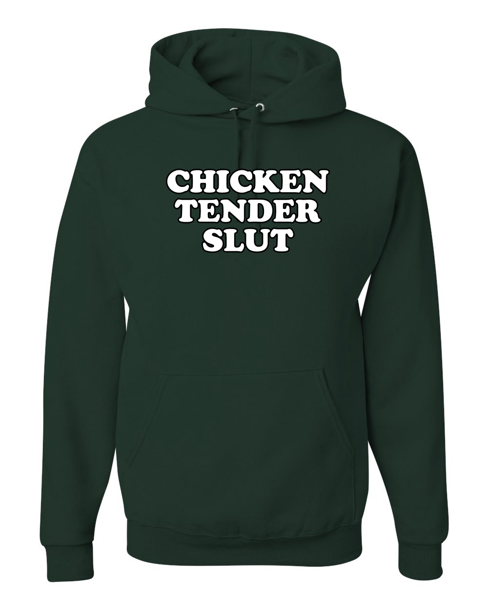 Sudadera con capucha unisex Chicken Tender Slut Humor - Imagen 4 de 27