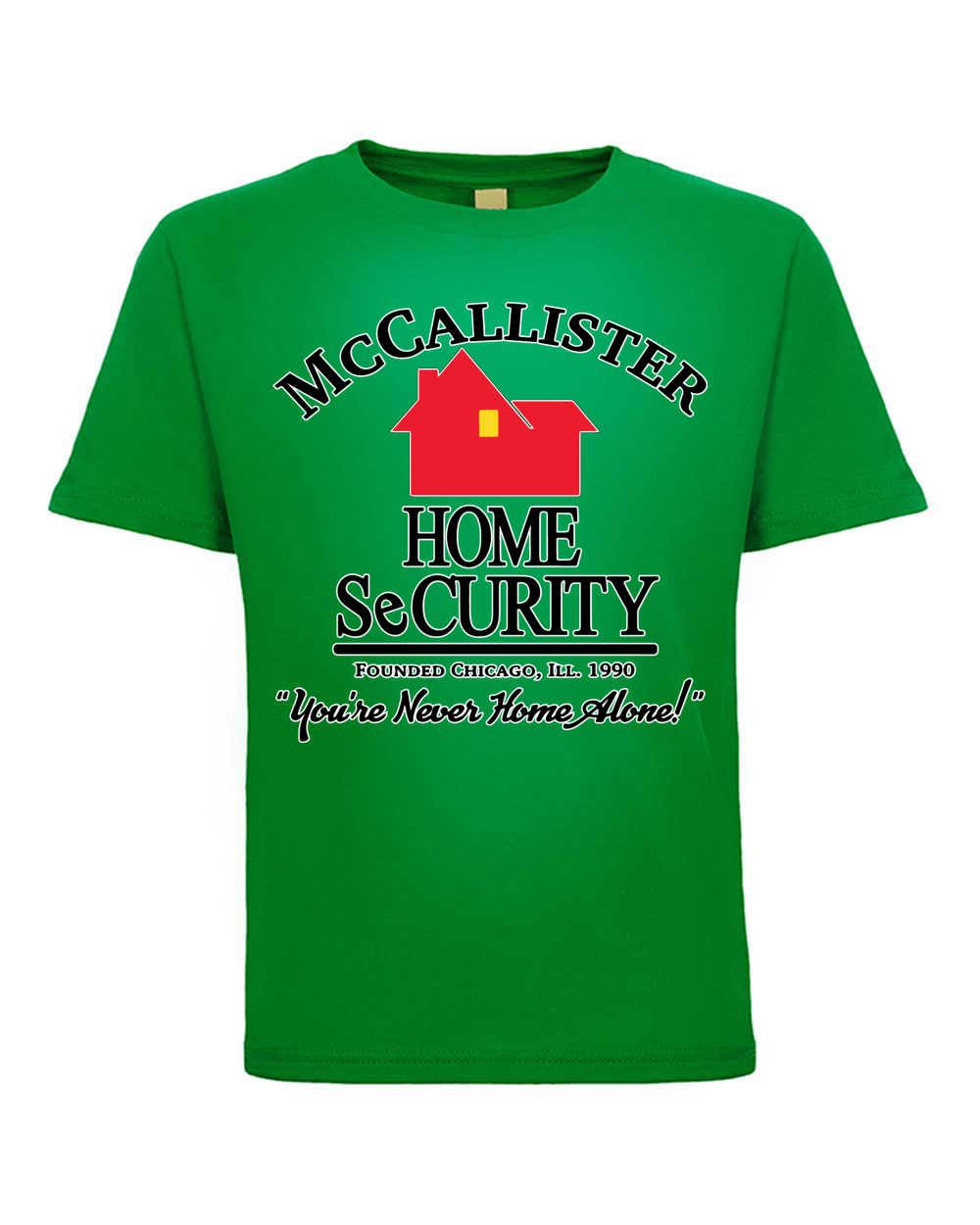 McGallister Home SeCurity Weihnachten Kleinkind Crew Grafik T-Shirt - Bild 3 von 6