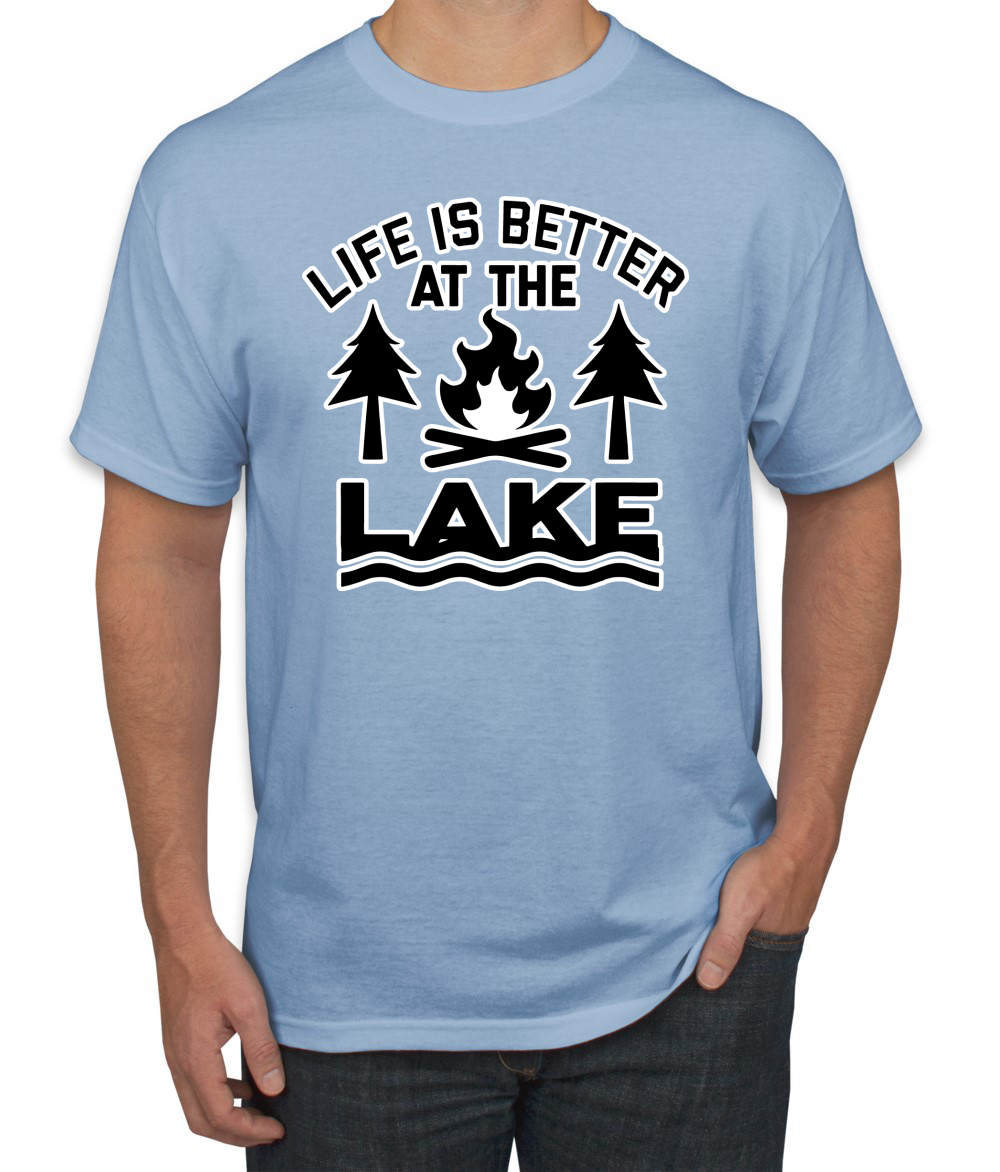 thumbnail 11  - Life is Better at the Lake Outdoors Inspirational Christian Men&#039;s T-Shirt