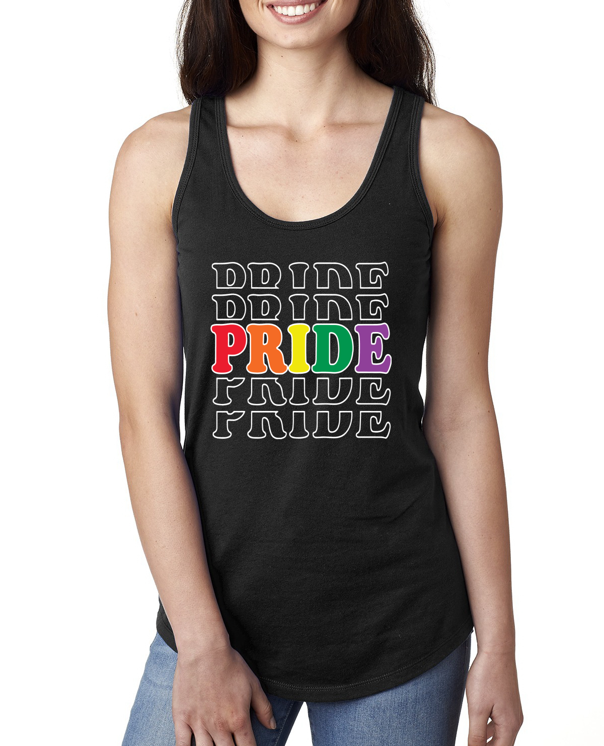 Rainbow LGBTQ Gay Pride Repeated LGBT 