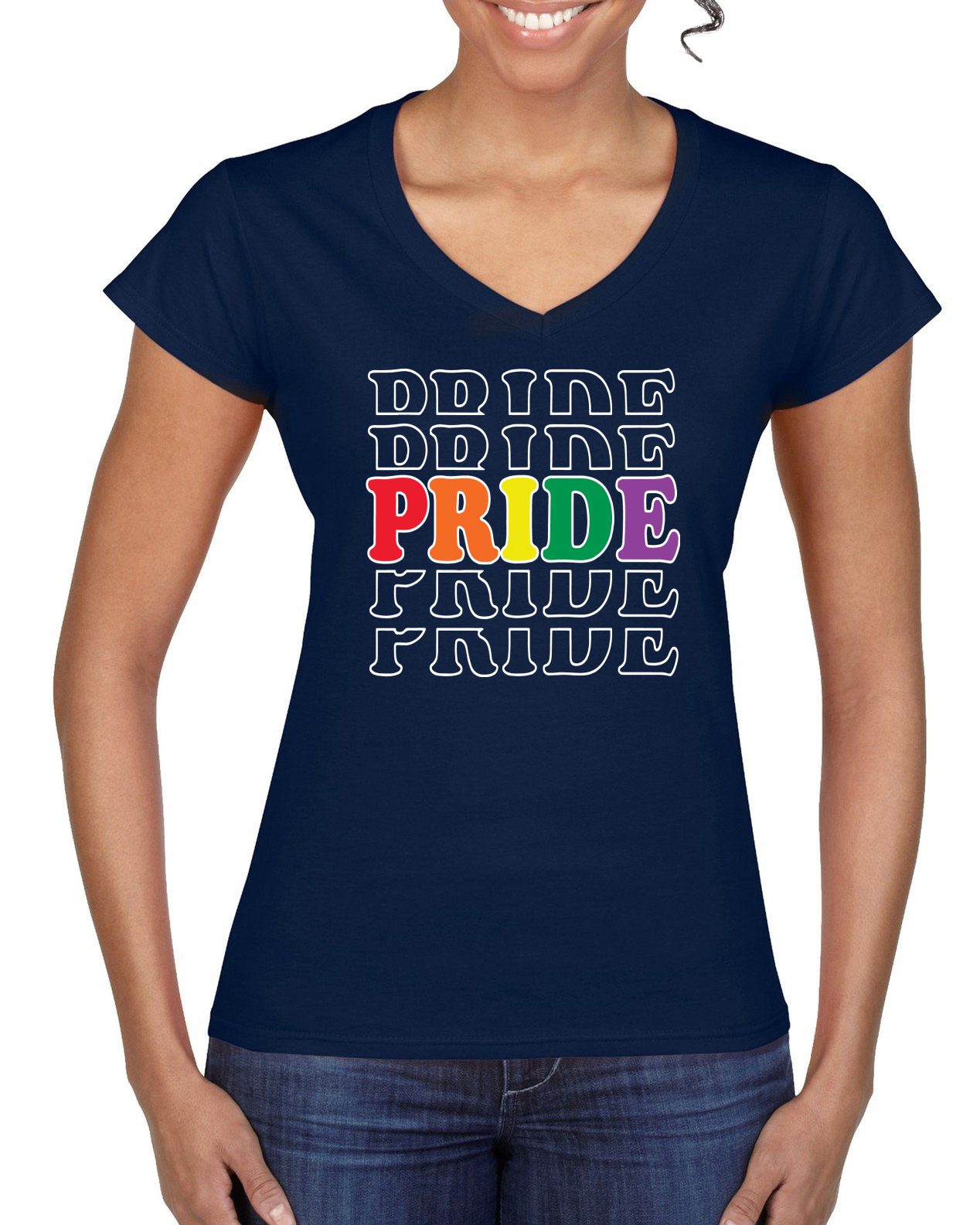 Rainbow LGBTQ Gay Pride Repeated LGBT 