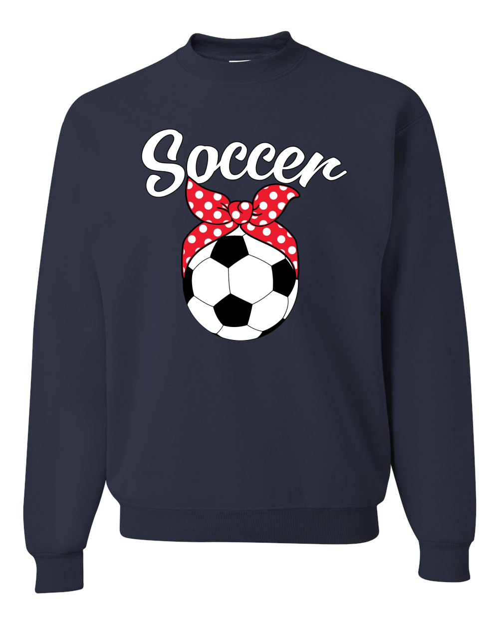 Adorable Sudadera Cuello Redondo Cinta Fútbol Bola Deportes Fútbol Cuello Redondo - Imagen 8 de 14