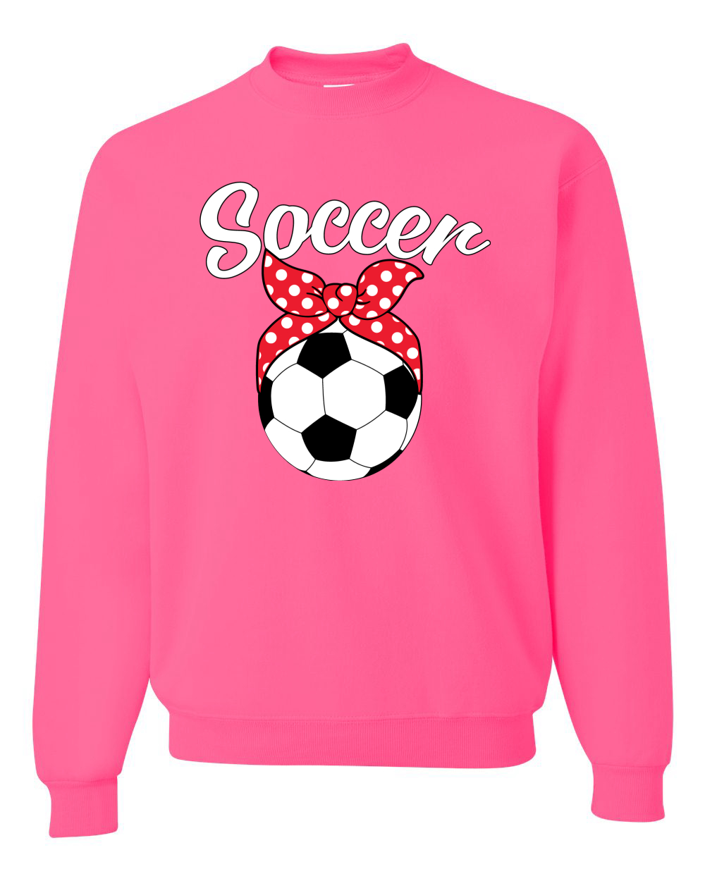 Adorable Sudadera Cuello Redondo Cinta Fútbol Bola Deportes Fútbol Cuello Redondo - Imagen 9 de 14
