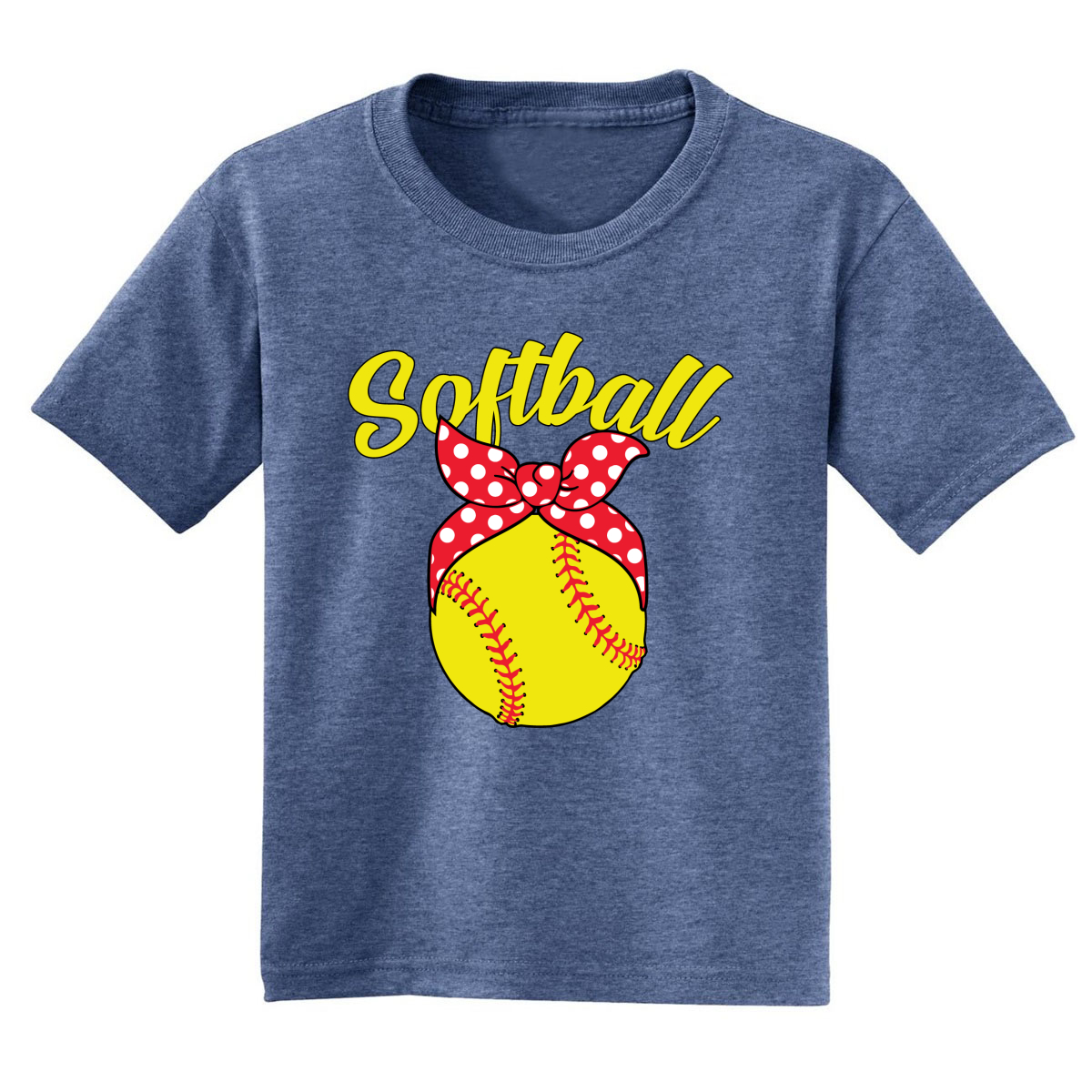 Cute Ribbon Bow Softball Gift Sports 