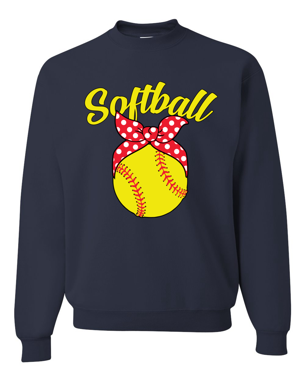 Adorable Cinta Arco Softbol Mamá Regalo Unisex Cuello Redondo Gráfica Sudadera - Imagen 8 de 14