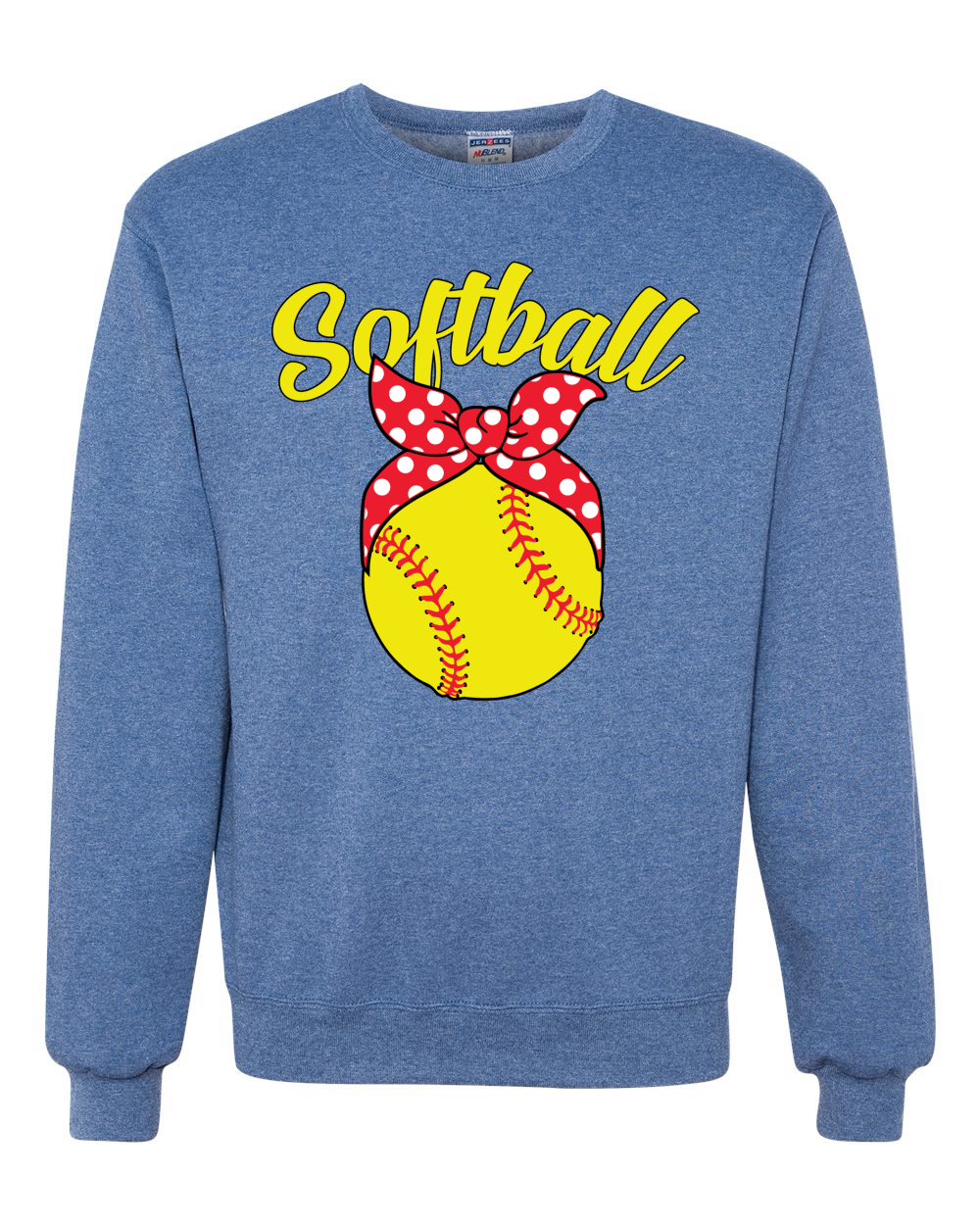 Adorable Cinta Arco Softbol Mamá Regalo Unisex Cuello Redondo Gráfica Sudadera - Imagen 12 de 14