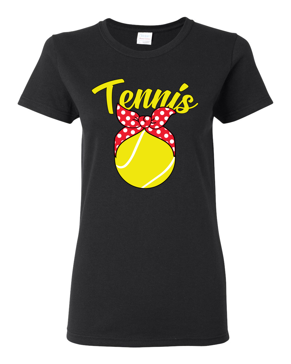 Linda camisa gráfica con arco cinta de tenis para mujer - Imagen 3 de 10