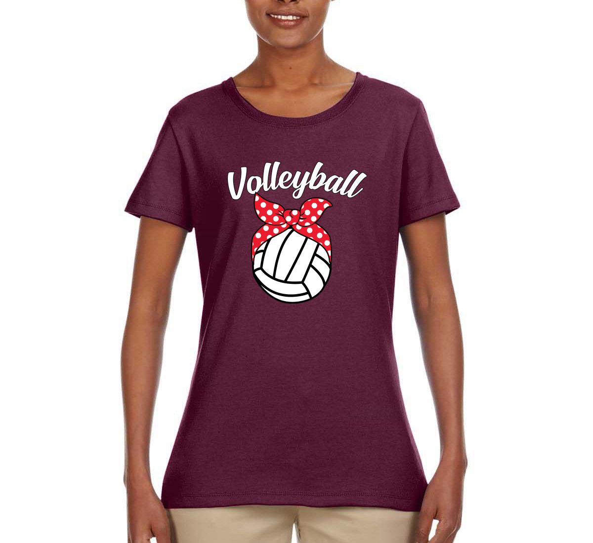 Linda Camisa Gráfica Voleibol Mamá Arco Cinta Baile Día de la Madre Mujer - Imagen 12 de 18