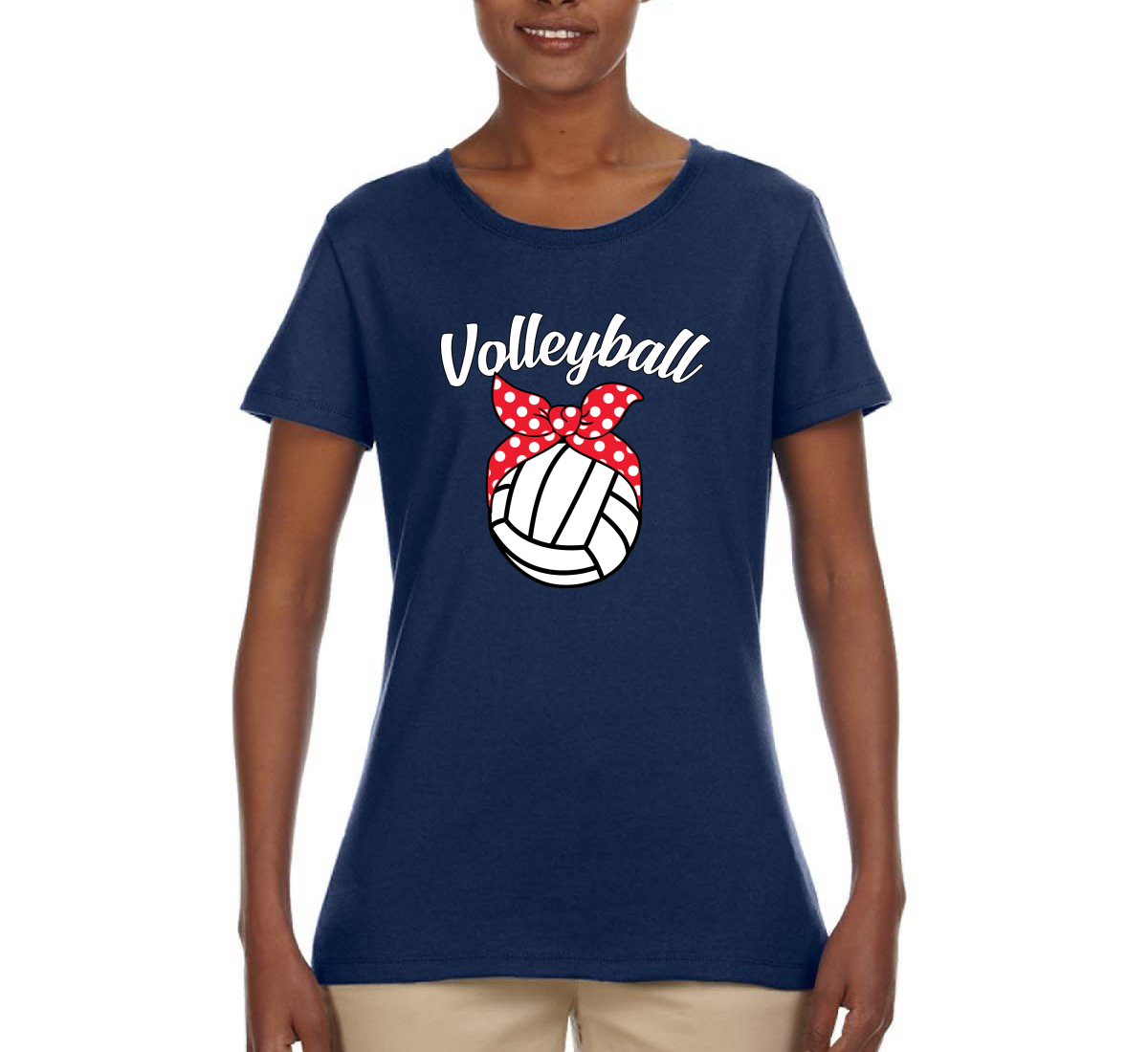 Linda Camisa Gráfica Voleibol Mamá Arco Cinta Baile Día de la Madre Mujer - Imagen 13 de 18