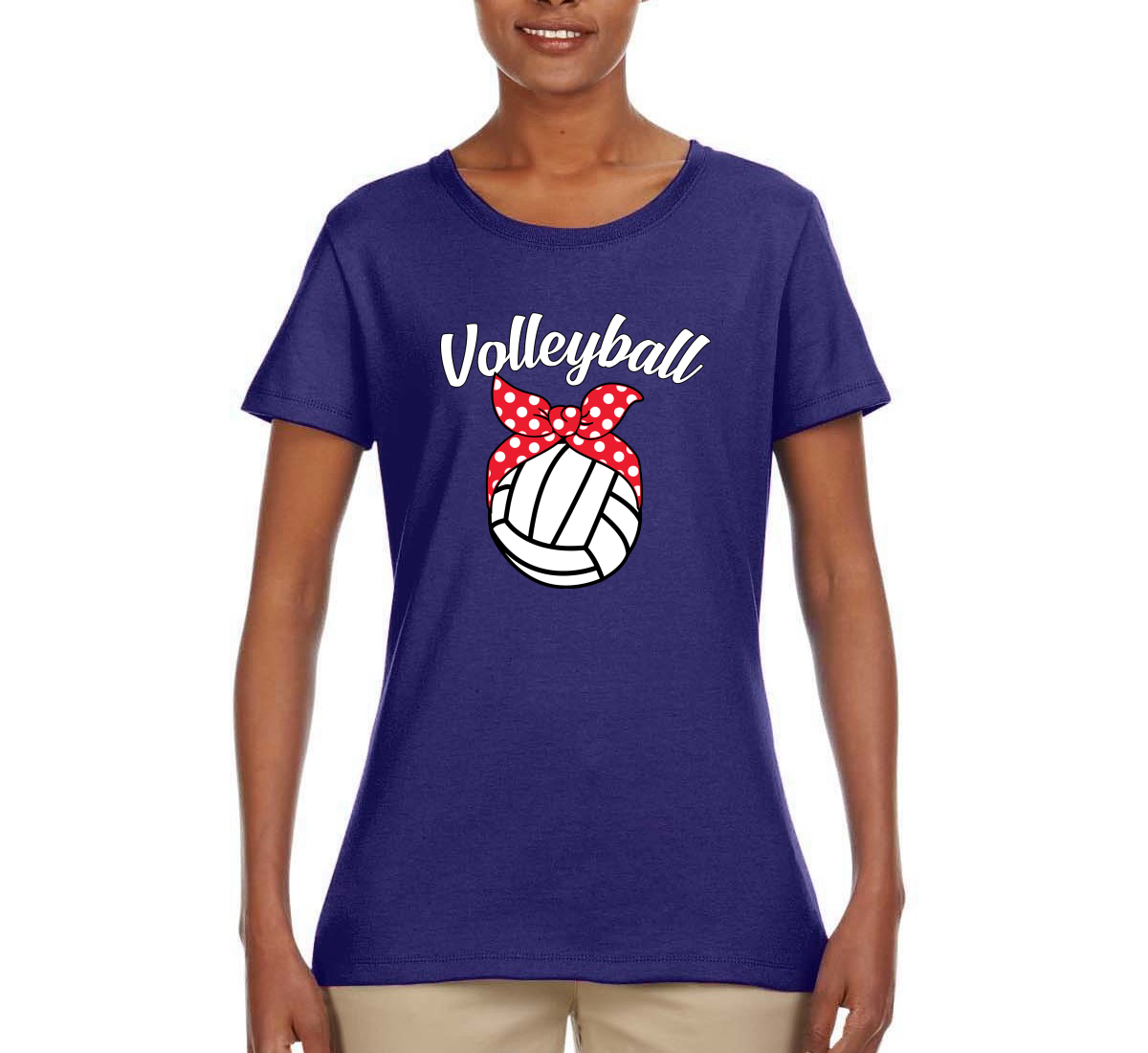 Linda Camisa Gráfica Voleibol Mamá Arco Cinta Baile Día de la Madre Mujer - Imagen 15 de 18