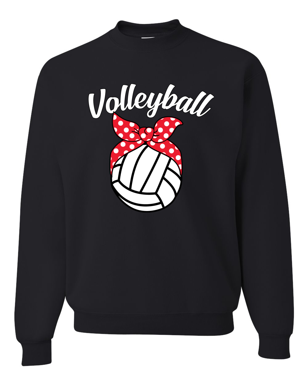 Voleibol Mamá Linda Moño Cinta Bola Unisex Cuello Redondo Gráfico Sudadera - Imagen 3 de 14