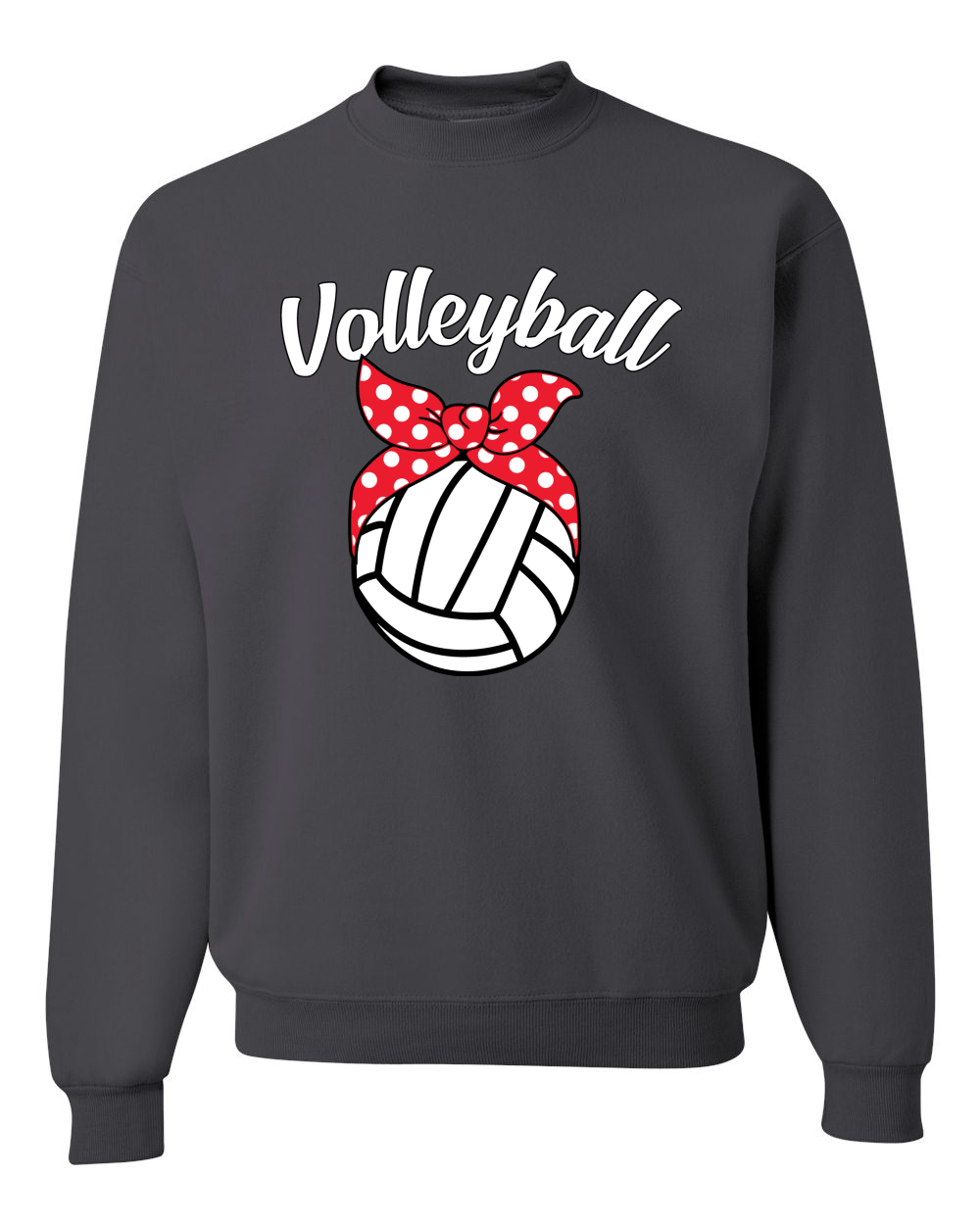 Voleibol Mamá Linda Moño Cinta Bola Unisex Cuello Redondo Gráfico Sudadera - Imagen 4 de 14