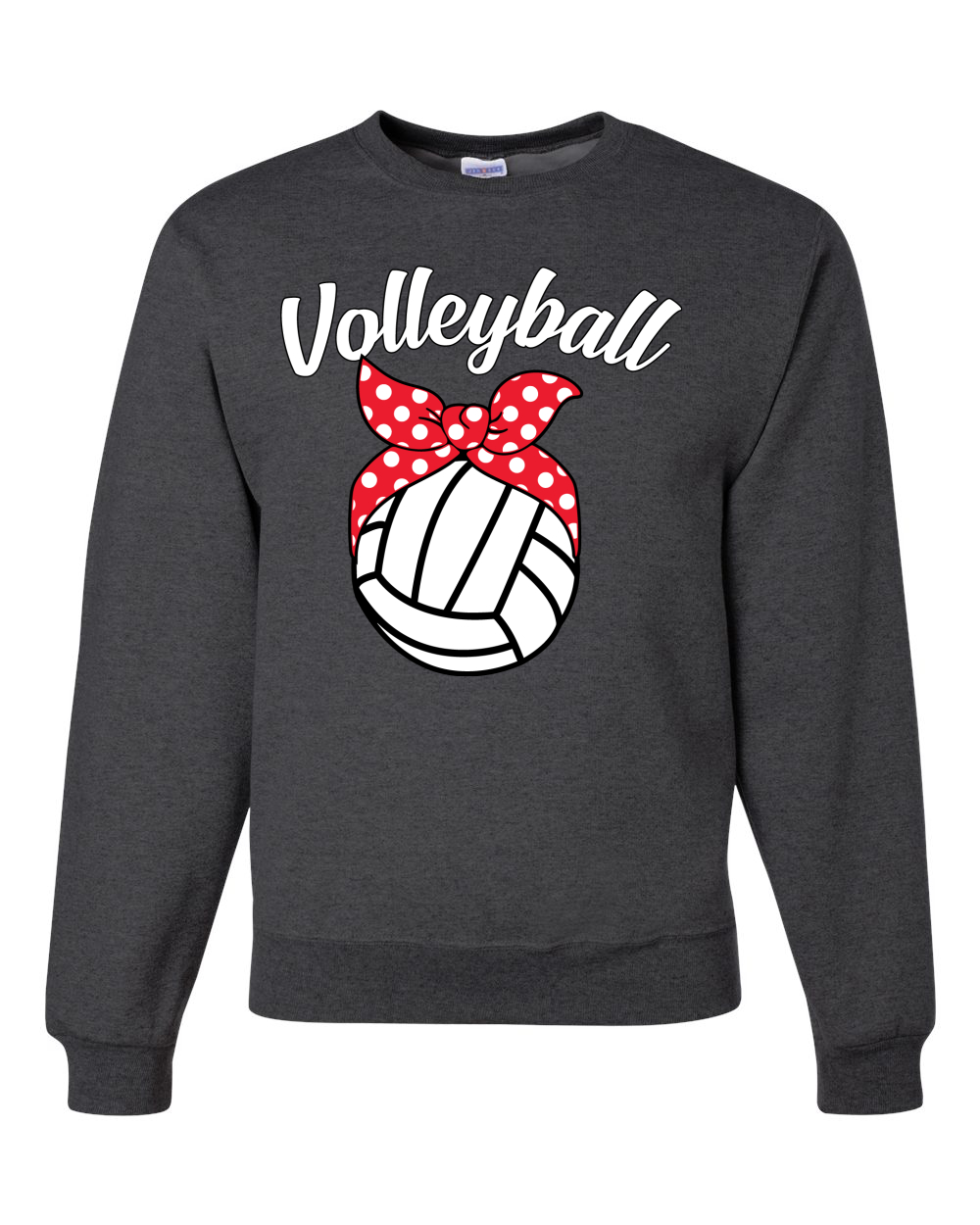 Voleibol Mamá Linda Moño Cinta Bola Unisex Cuello Redondo Gráfico Sudadera - Imagen 5 de 14