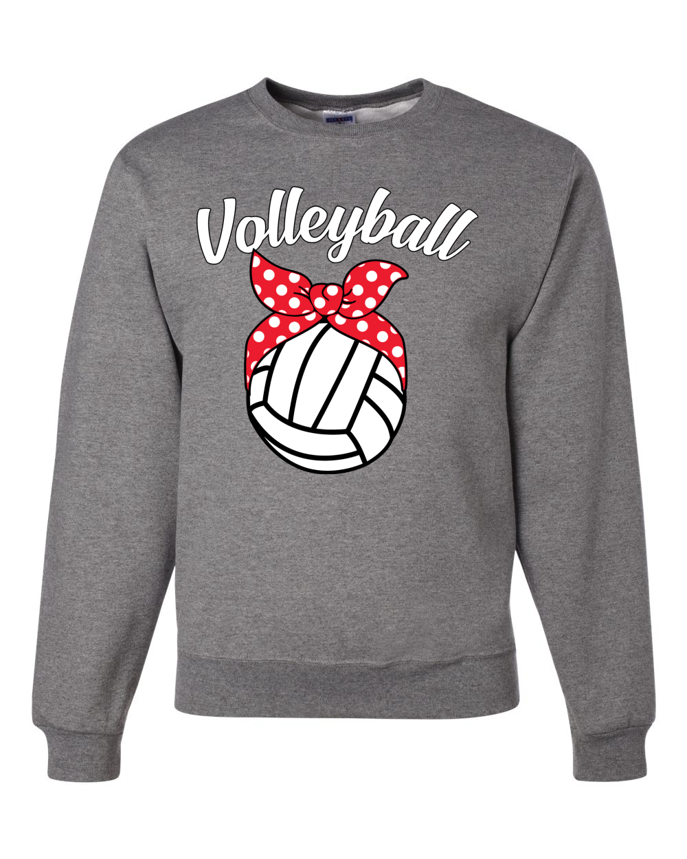 Voleibol Mamá Linda Moño Cinta Bola Unisex Cuello Redondo Gráfico Sudadera - Imagen 6 de 14