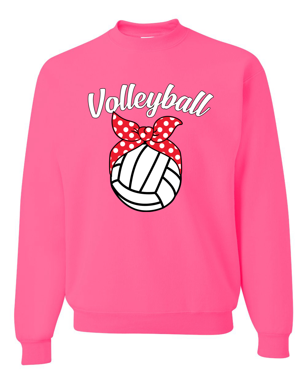 Voleibol Mamá Linda Moño Cinta Bola Unisex Cuello Redondo Gráfico Sudadera - Imagen 9 de 14