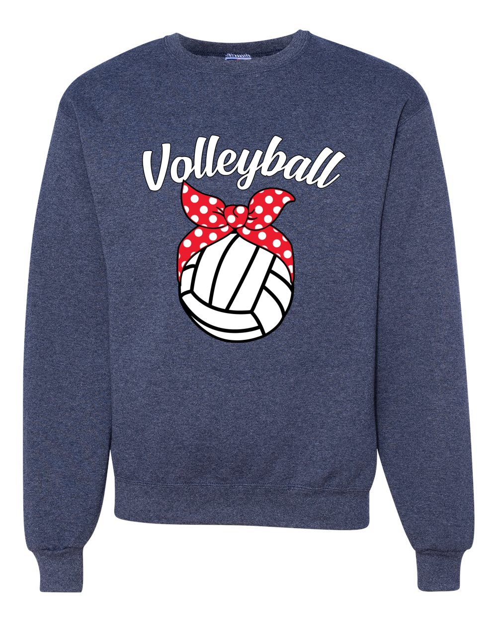 Voleibol Mamá Linda Moño Cinta Bola Unisex Cuello Redondo Gráfico Sudadera - Imagen 13 de 14