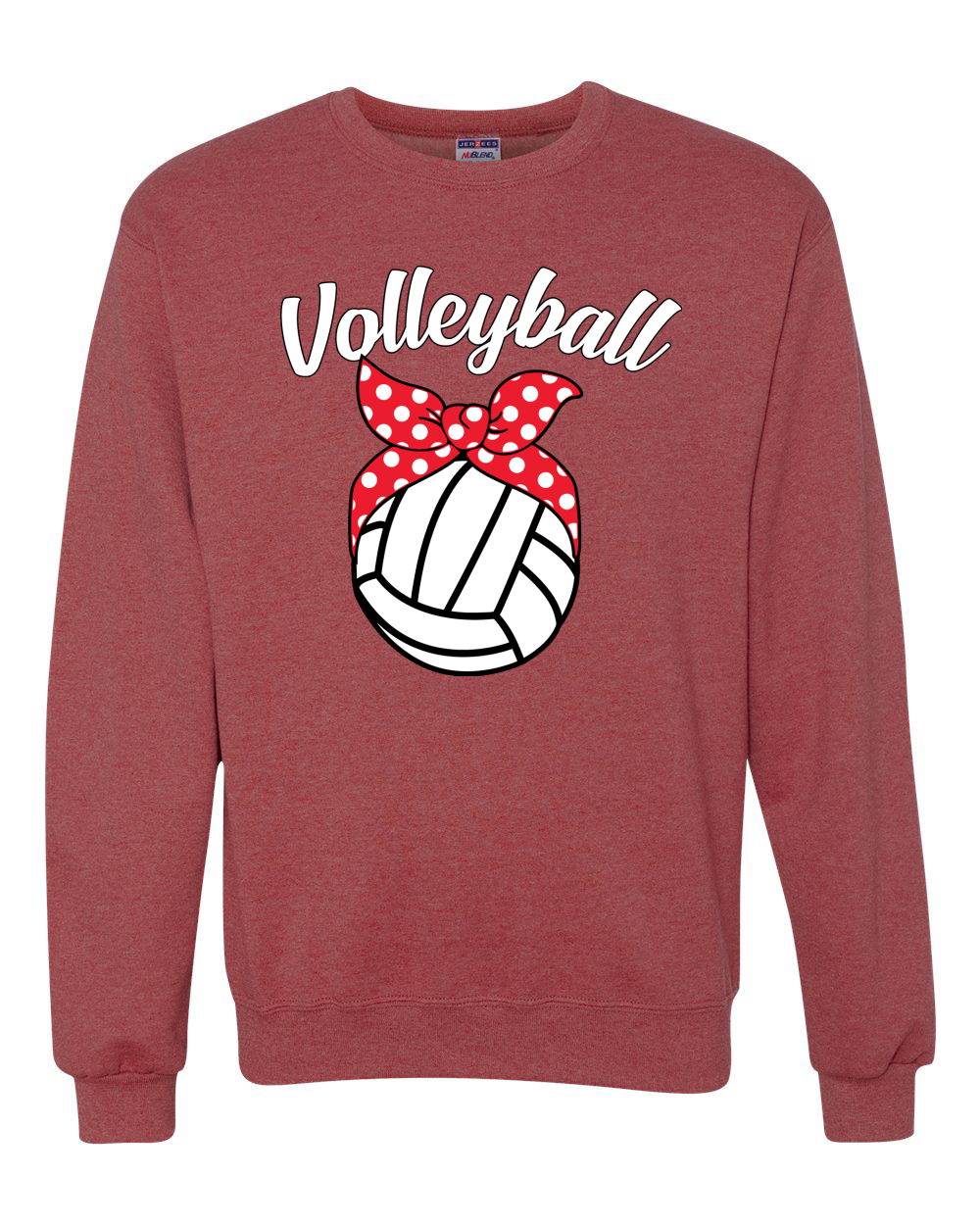 Voleibol Mamá Linda Moño Cinta Bola Unisex Cuello Redondo Gráfico Sudadera - Imagen 14 de 14