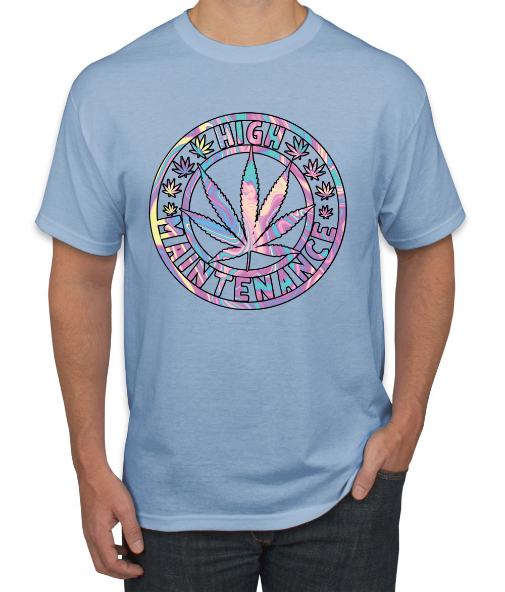 Camiseta de alto mantenimiento Weed Cannabis 420 THC tinte para fumar marihuana marihuana para hombre - Imagen 11 de 26