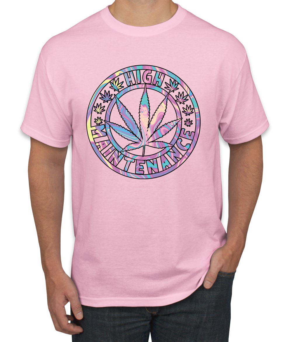 Camiseta de alto mantenimiento Weed Cannabis 420 THC tinte para fumar marihuana marihuana para hombre - Imagen 12 de 26