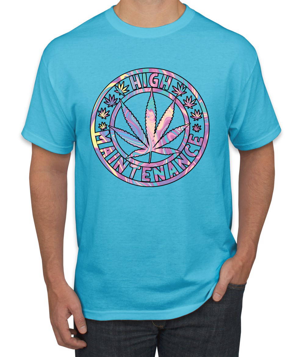 Camiseta de alto mantenimiento Weed Cannabis 420 THC tinte para fumar marihuana marihuana para hombre - Imagen 13 de 26