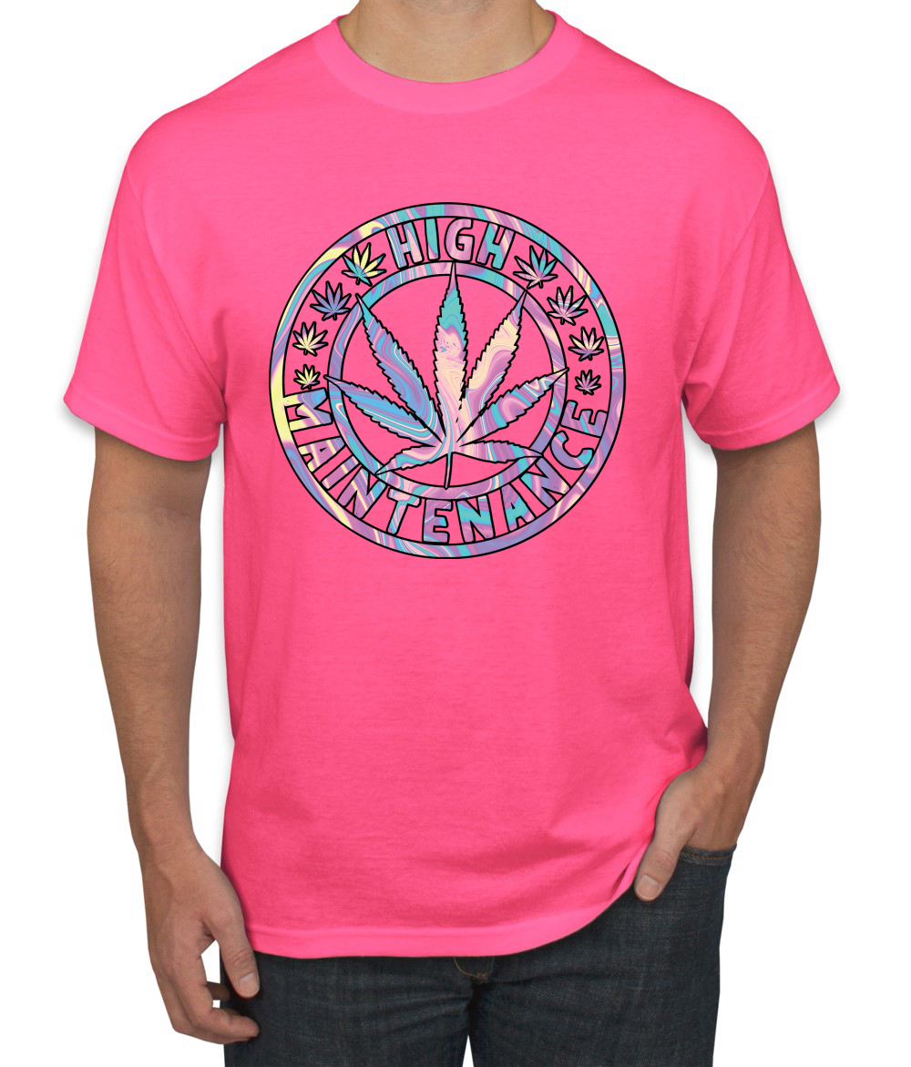 Camiseta de alto mantenimiento Weed Cannabis 420 THC tinte para fumar marihuana marihuana para hombre - Imagen 17 de 26