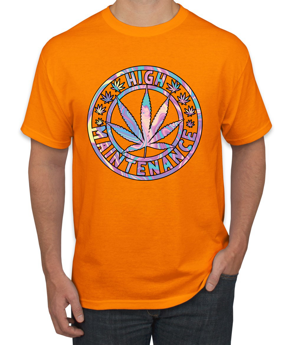 Camiseta de alto mantenimiento Weed Cannabis 420 THC tinte para fumar marihuana marihuana para hombre - Imagen 18 de 26