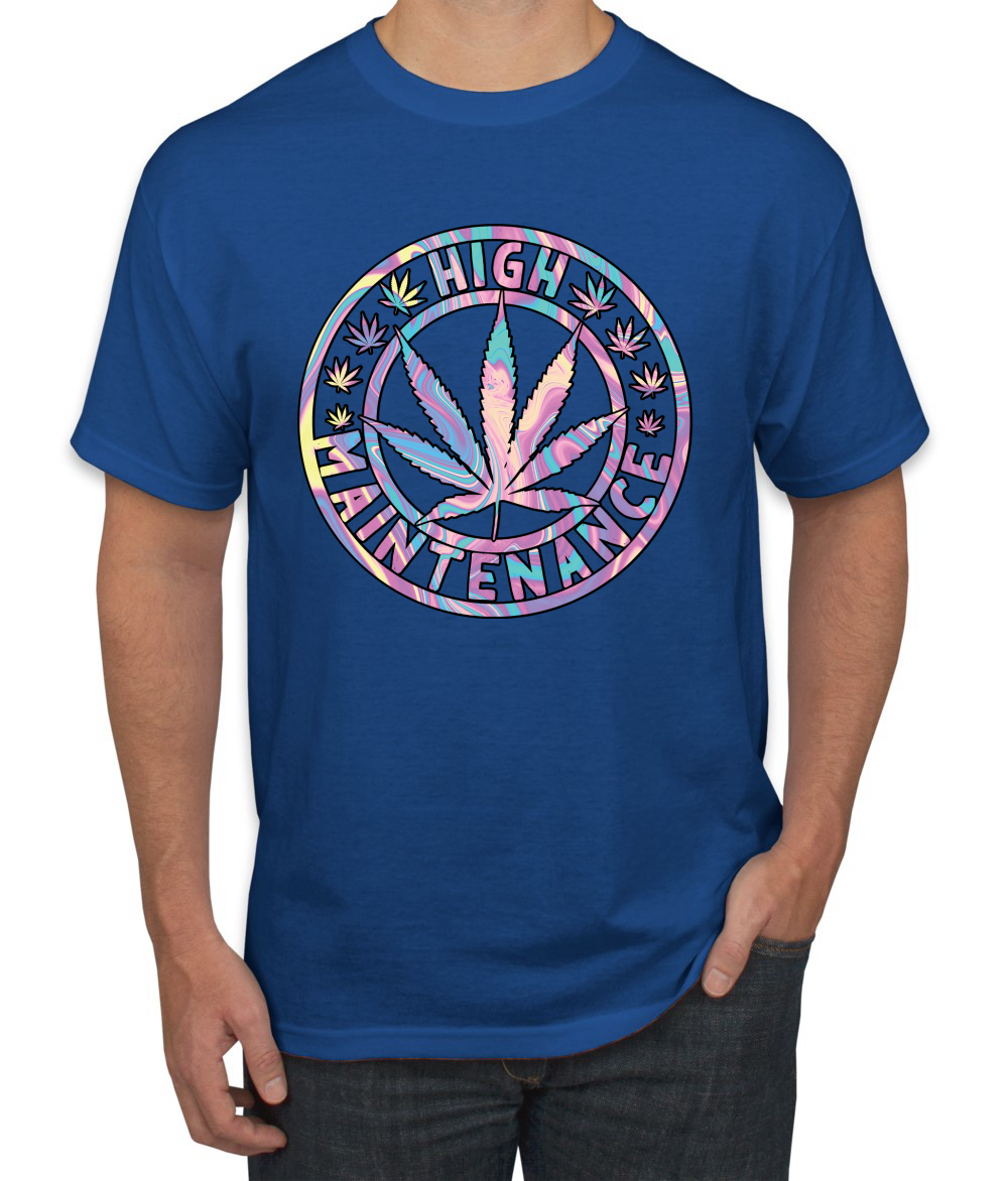 Camiseta de alto mantenimiento Weed Cannabis 420 THC tinte para fumar marihuana marihuana para hombre - Imagen 21 de 26