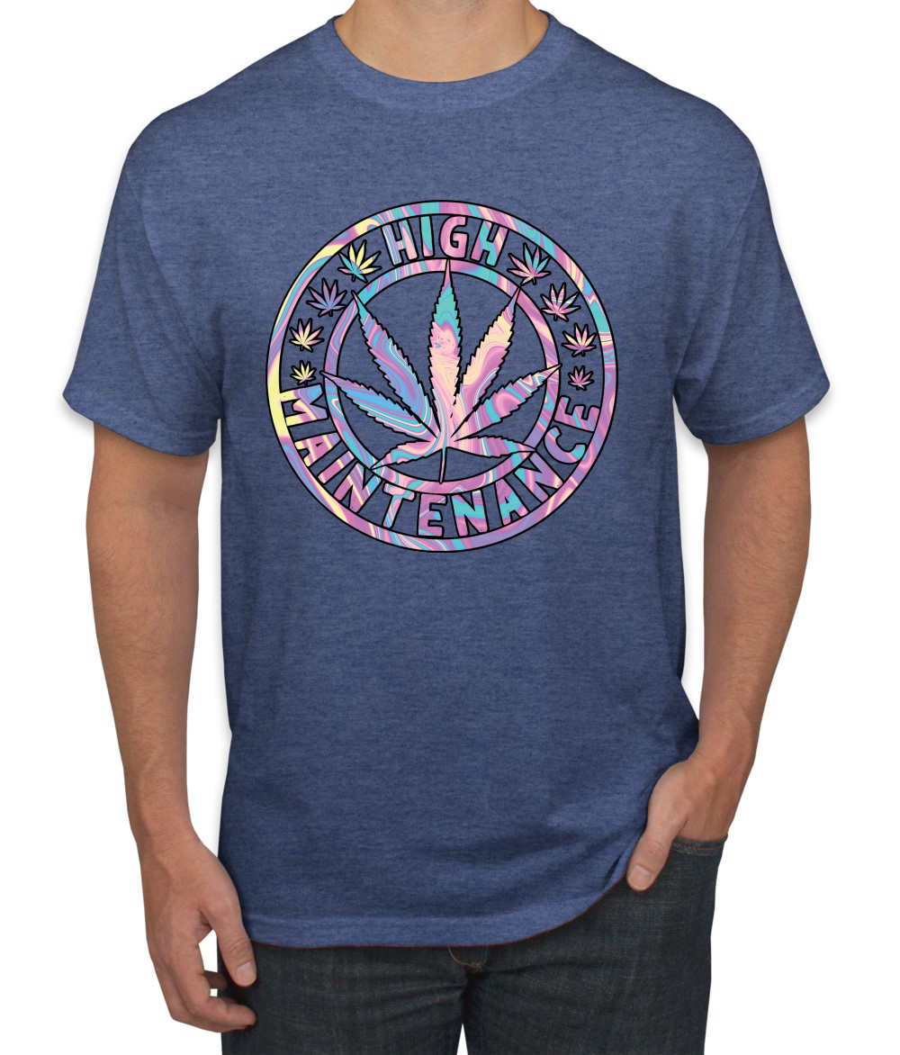 Camiseta de alto mantenimiento Weed Cannabis 420 THC tinte para fumar marihuana marihuana para hombre - Imagen 23 de 26