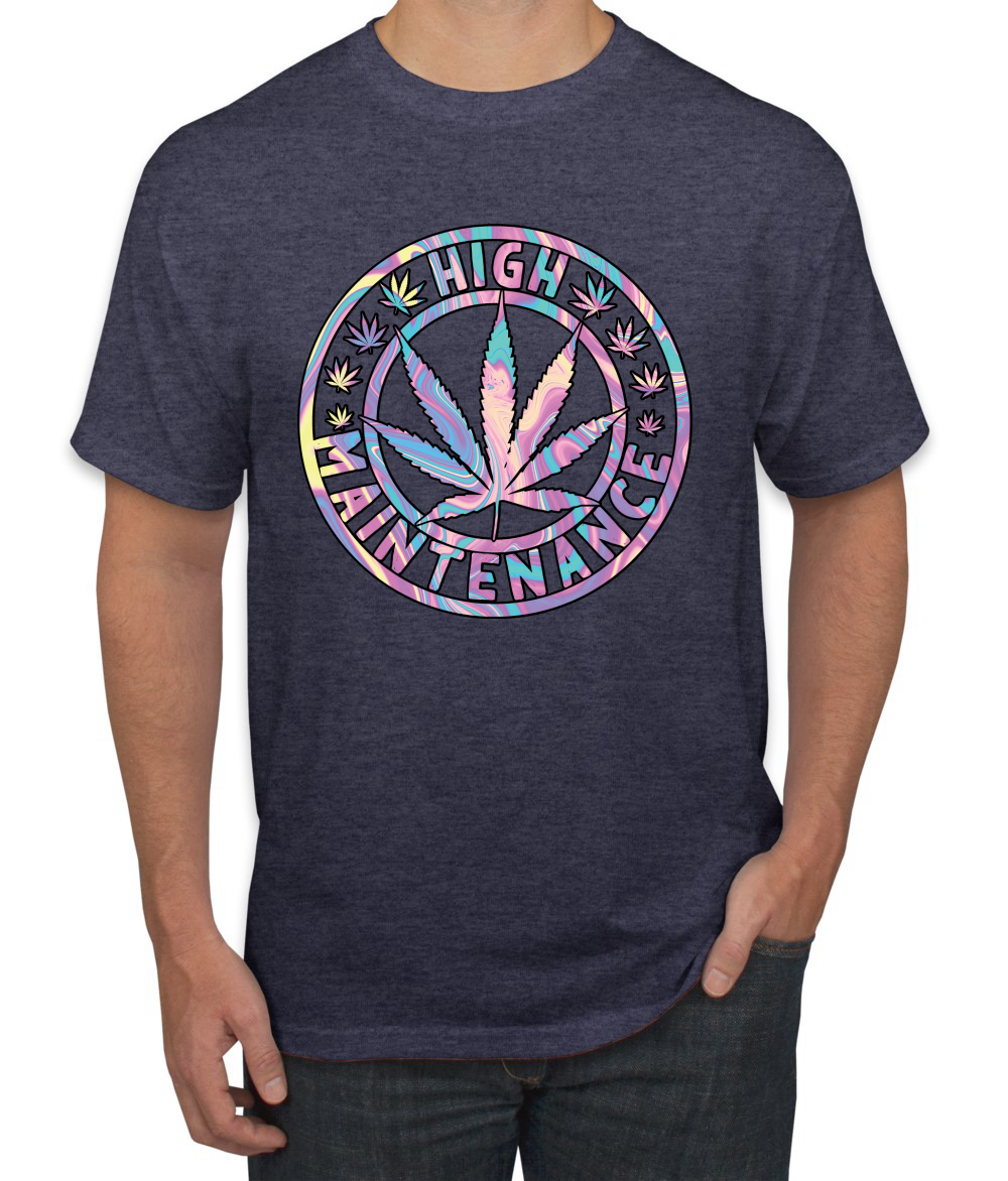 Camiseta de alto mantenimiento Weed Cannabis 420 THC tinte para fumar marihuana marihuana para hombre - Imagen 24 de 26