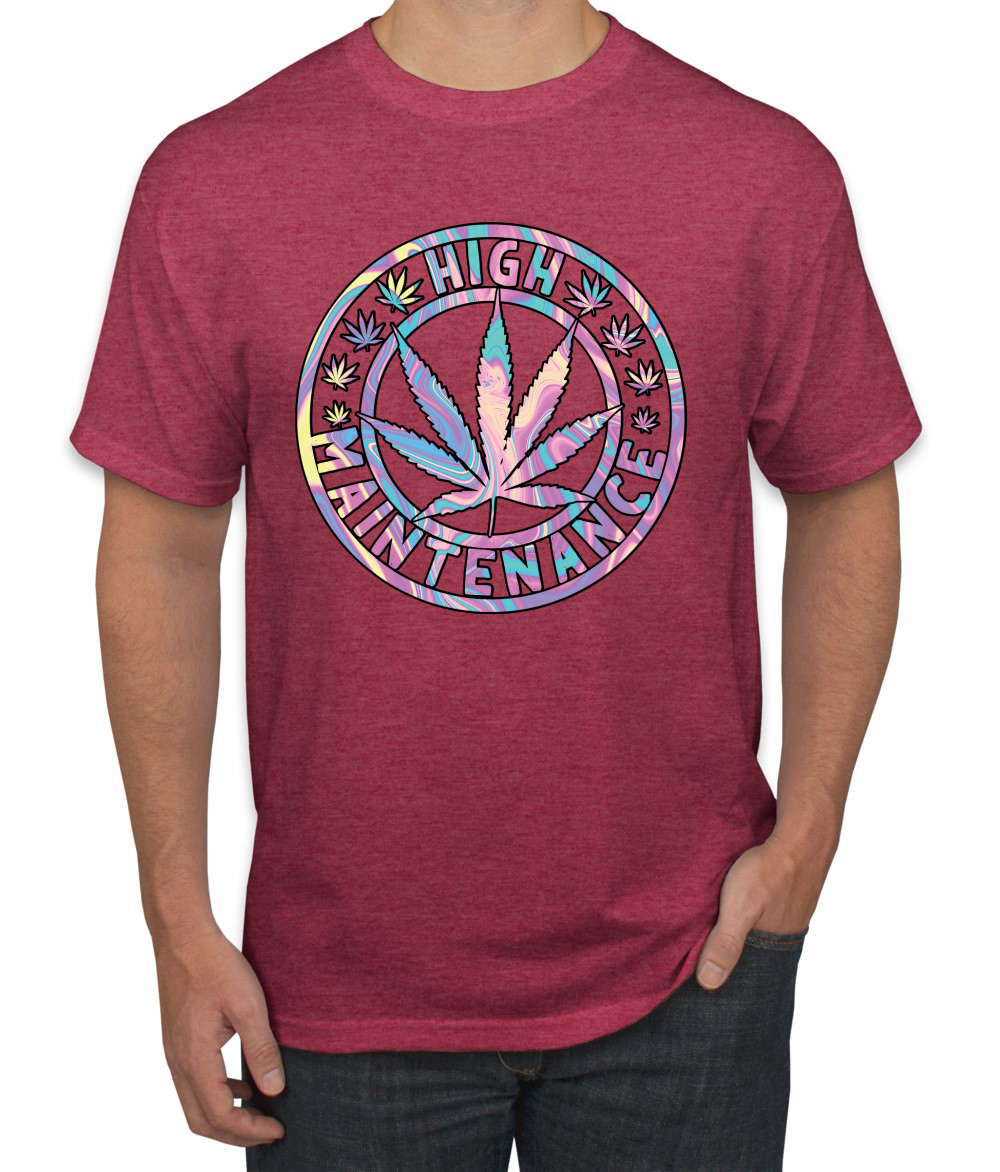Camiseta de alto mantenimiento Weed Cannabis 420 THC tinte para fumar marihuana marihuana para hombre - Imagen 25 de 26