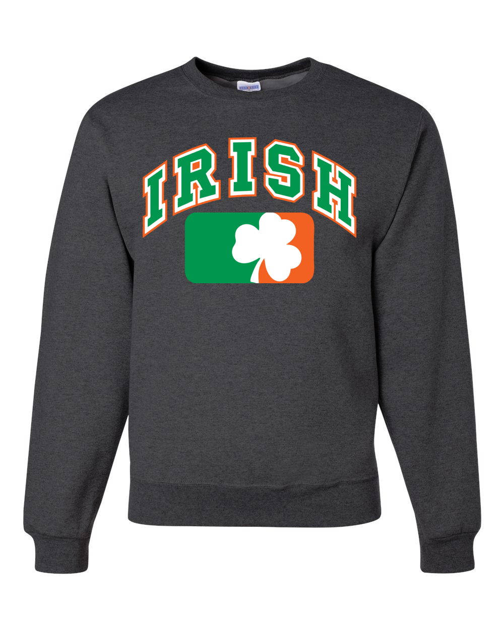 Irish Clover Leaf Flag St. Patricks Day Unisex Crewneck Sweatshirt