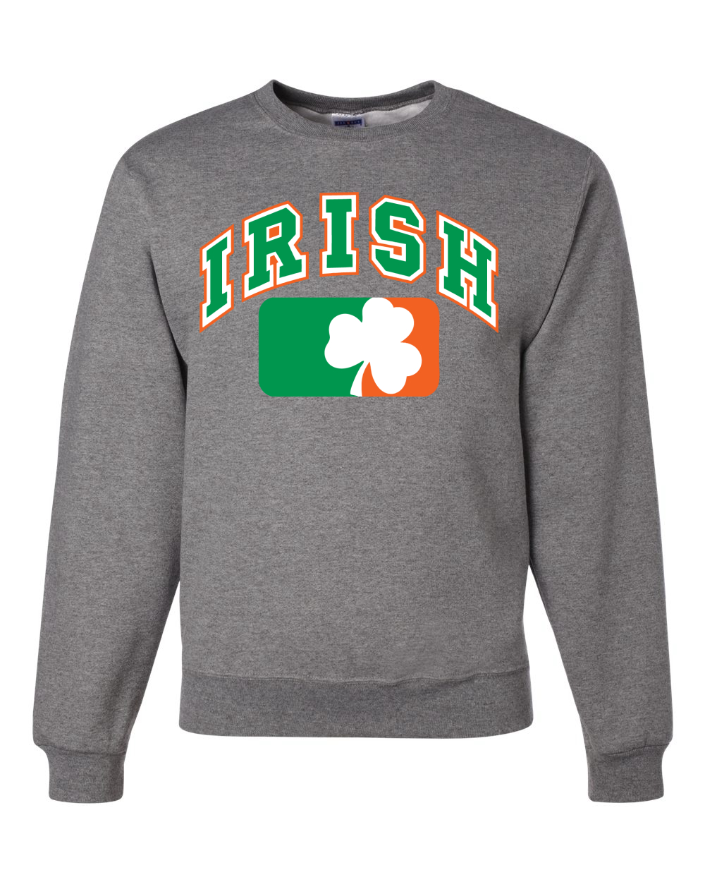 Irish Clover Leaf Flag St. Patricks Day Unisex Crewneck Sweatshirt