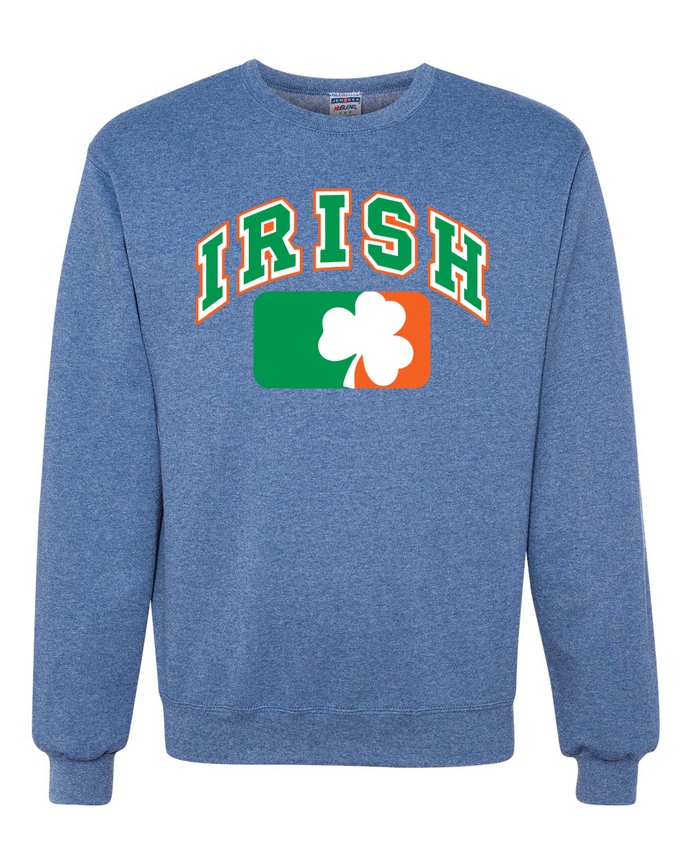 Irish Clover Leaf Flag St. Patricks Day Unisex Crewneck Sweatshirt