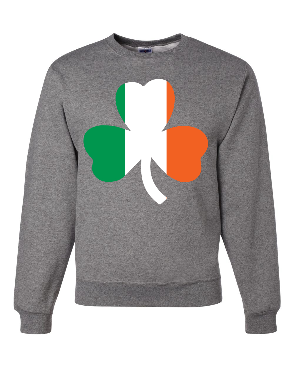 Irish Flag Shamrocks St. Patricks Day Unisex Crewneck Sweatshirt - Picture 8 of 22