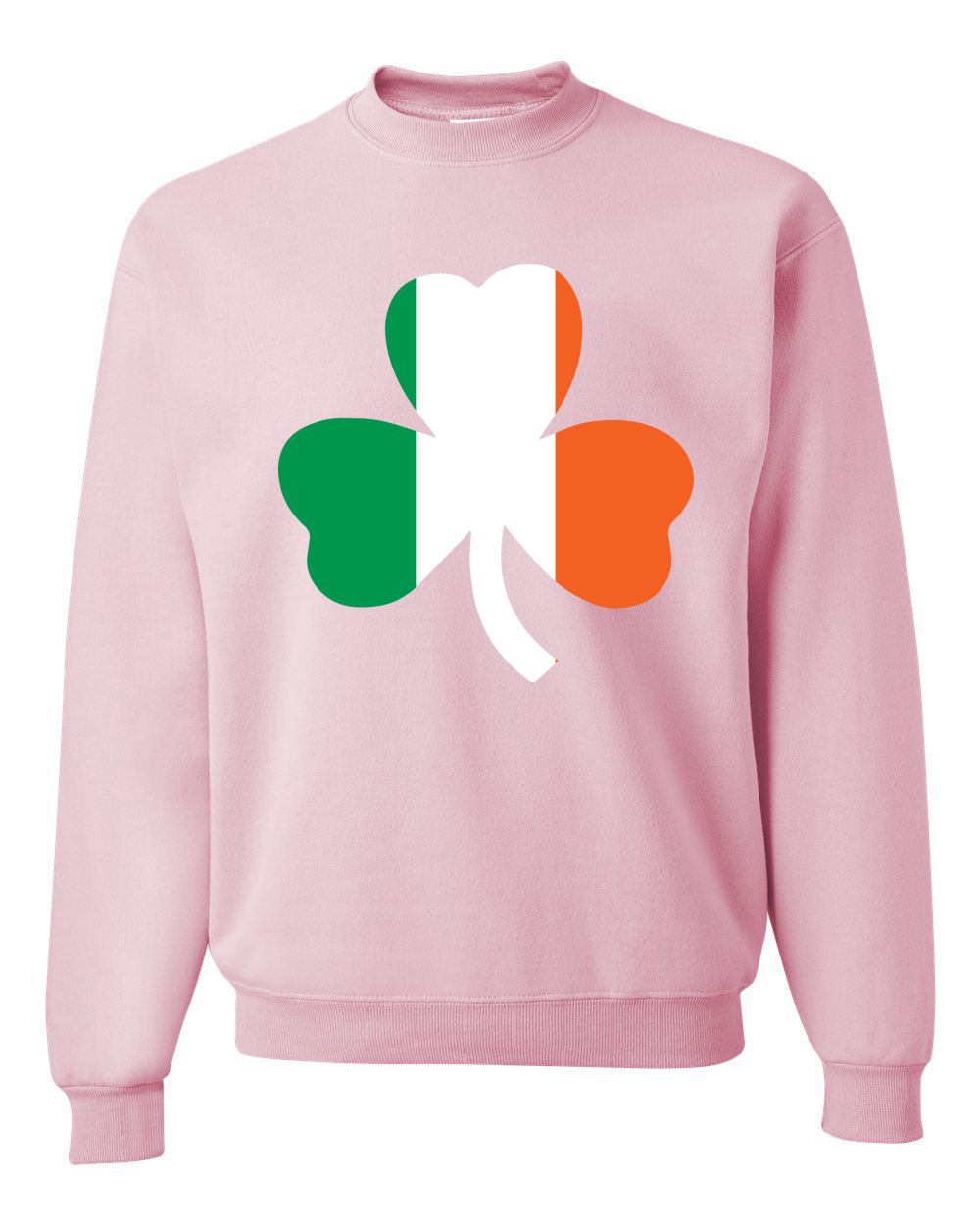 Irish Flag Shamrocks St. Patricks Day Unisex Crewneck Sweatshirt - Picture 10 of 22