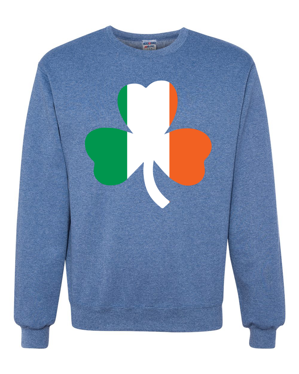 Irish Flag Shamrocks St. Patricks Day Unisex Crewneck Sweatshirt - Picture 17 of 22
