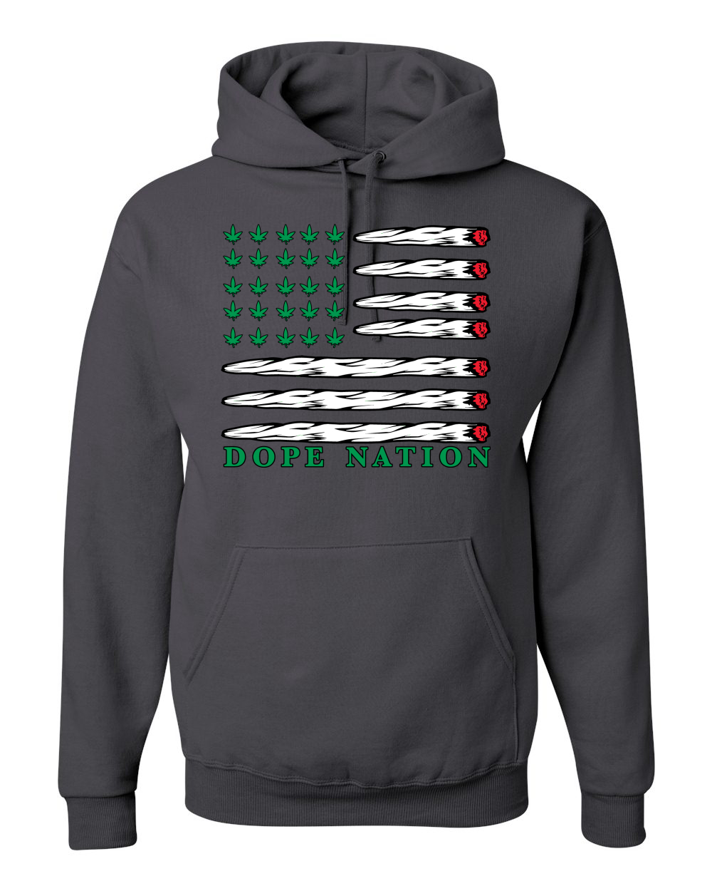 Sudadera con capucha unisex Dope Nation bandera hierba Mary Jane - Imagen 4 de 8