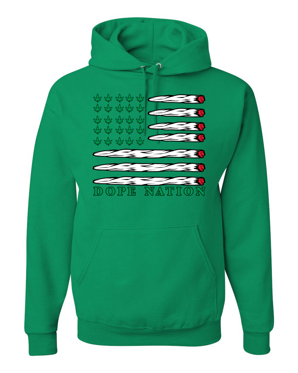 Sudadera con capucha unisex Dope Nation bandera hierba Mary Jane - Imagen 7 de 8