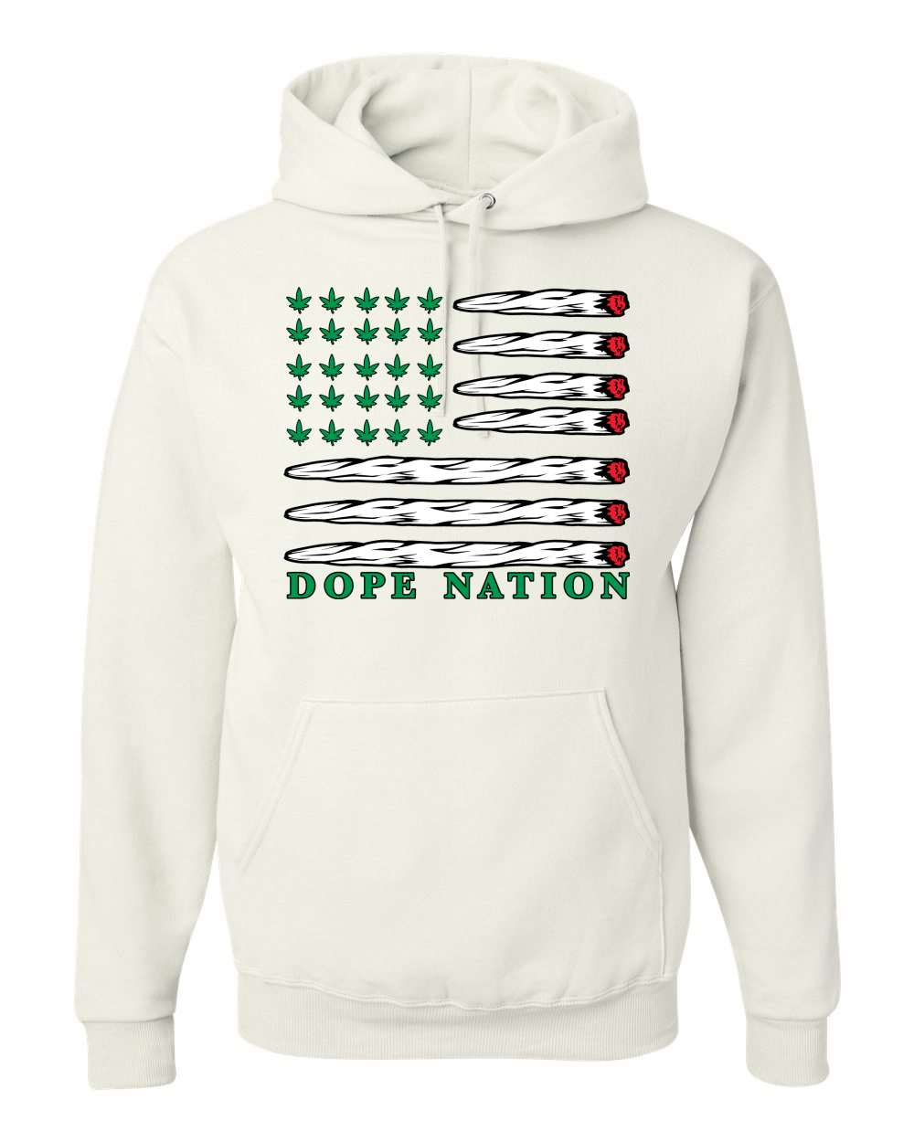 Sudadera con capucha unisex Dope Nation bandera hierba Mary Jane - Imagen 8 de 8