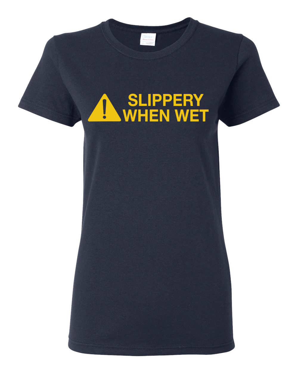 Caution! Slippery When Wet Women Graphic Shirt | eBay