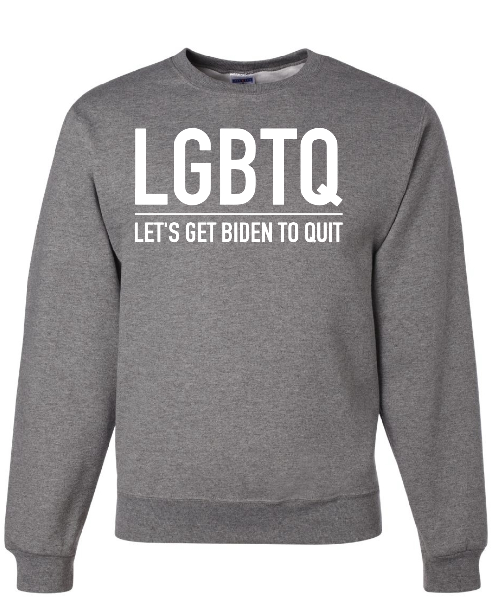 LGBTQ Let's Get Biden To Quit Political Unisex Crewneck Sweatshirt - Picture 4 of 11