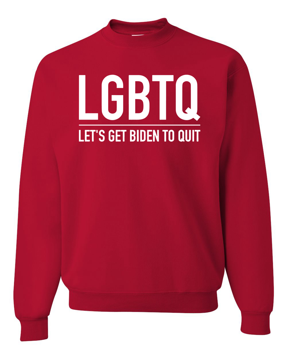 LGBTQ Let's Get Biden To Quit Political Unisex Crewneck Sweatshirt - Picture 7 of 11