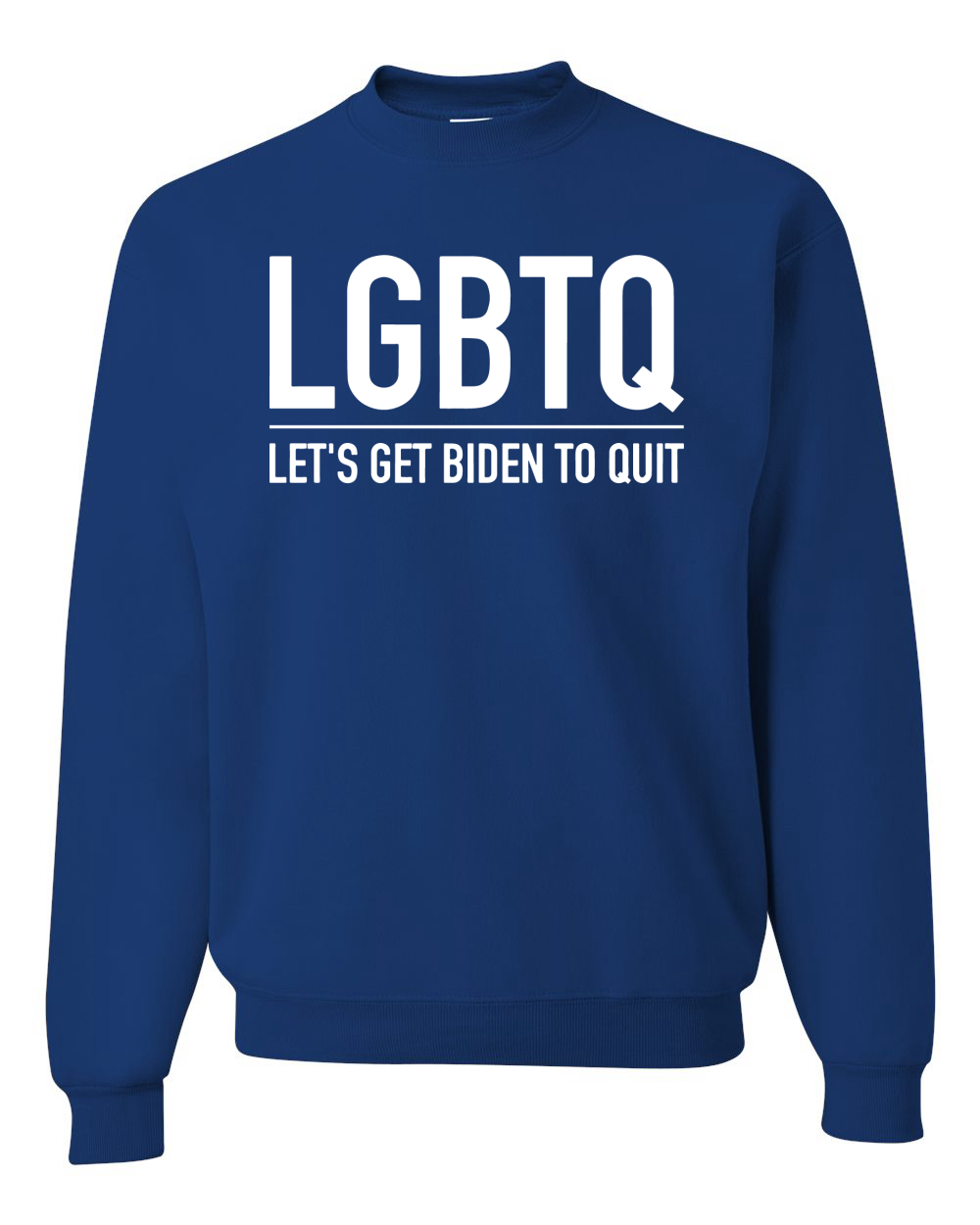 LGBTQ Let's Get Biden To Quit Political Unisex Crewneck Sweatshirt - Picture 8 of 11