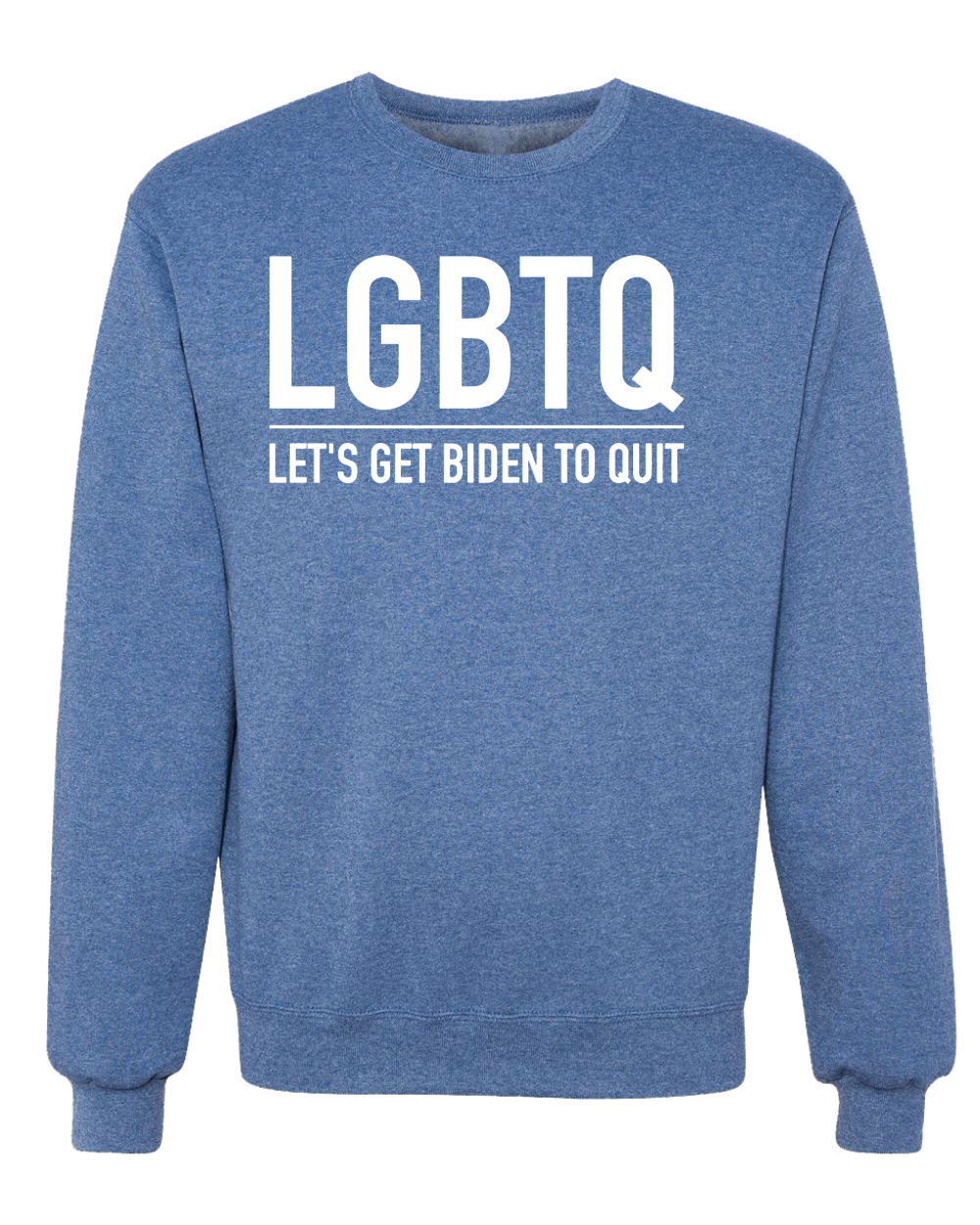 LGBTQ Let's Get Biden To Quit Political Unisex Crewneck Sweatshirt - Picture 9 of 11