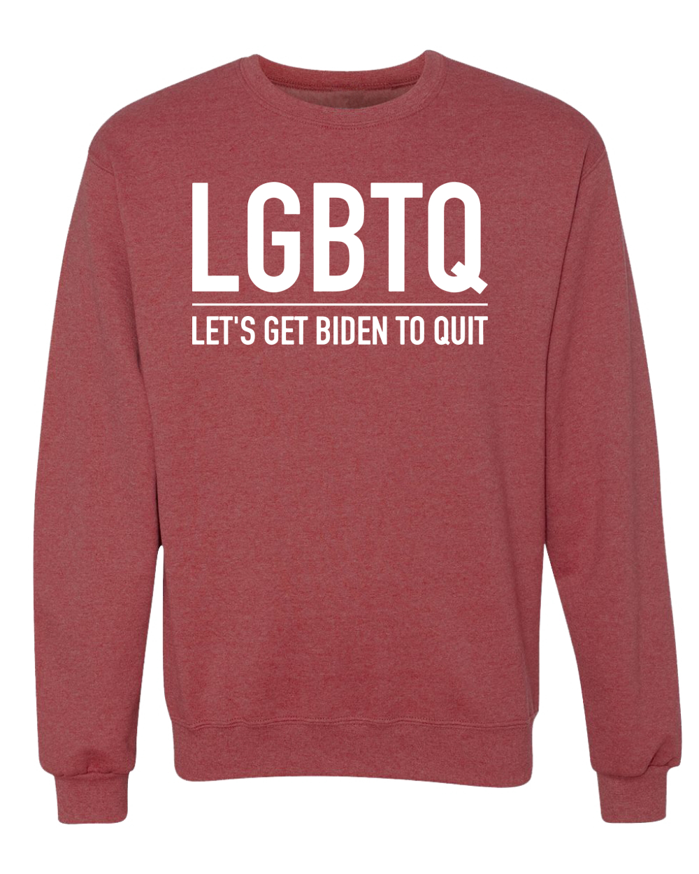 LGBTQ Let's Get Biden To Quit Political Unisex Crewneck Sweatshirt - Picture 11 of 11