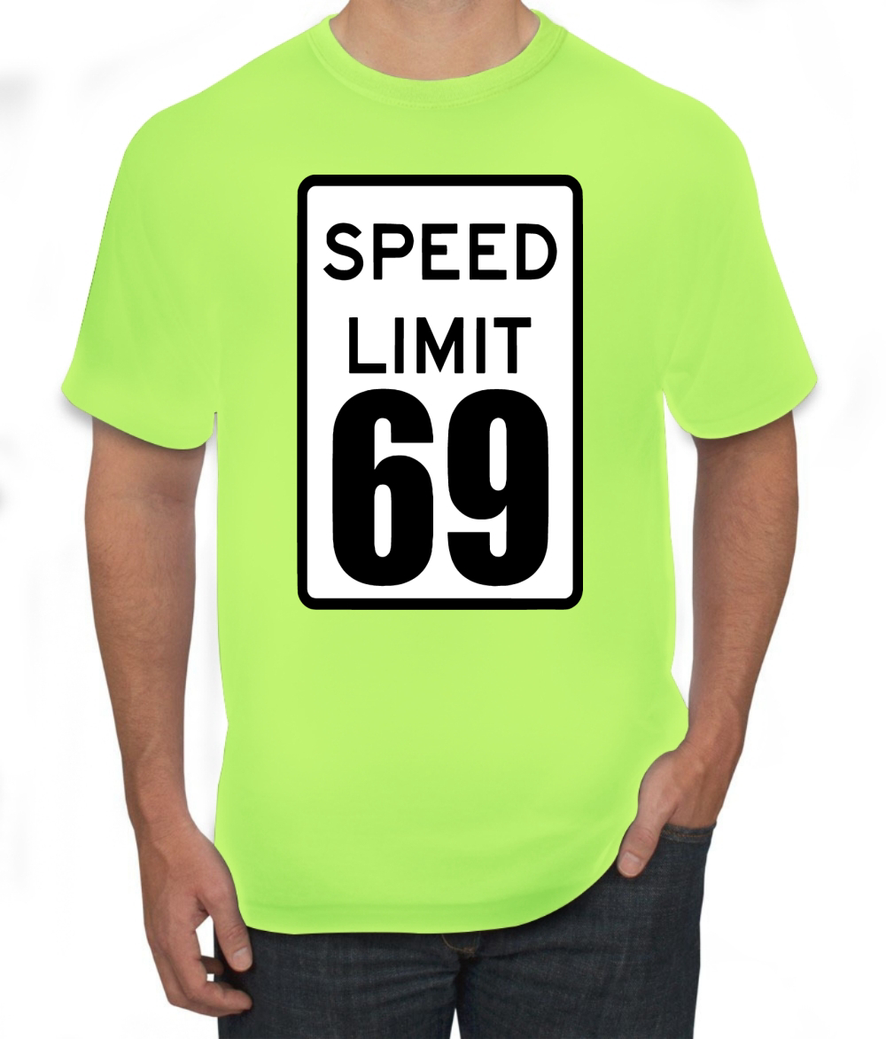 Camiseta Speed Limit 69 Humor para hombre - Imagen 22 de 28